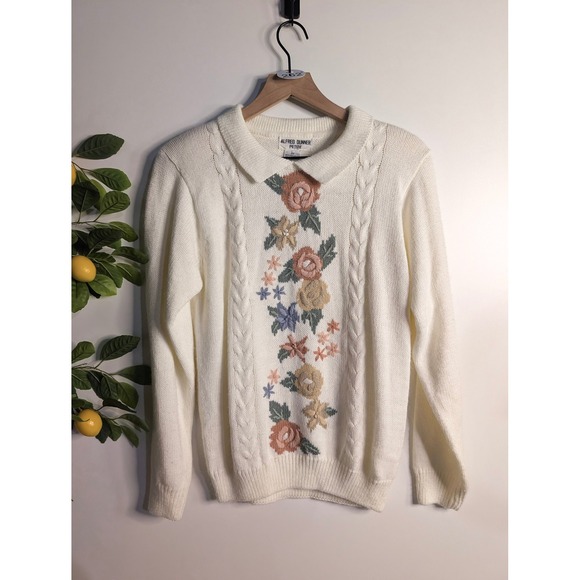 Alfred Dunner Sweaters - Vintage Alfred Dunner Sweater Petite Sz PS